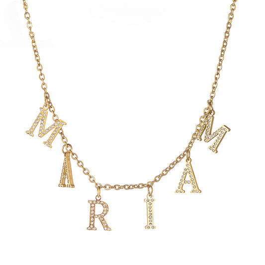 Personalized Name Letters Necklace