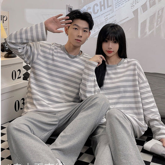 Matching Couple Loungewear Set Soft Pajamas