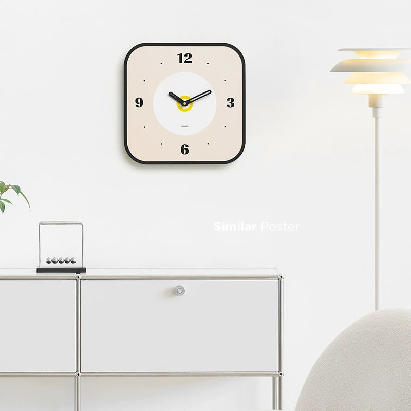 Gullei Silent Wall Clock - Contemporary Design, Eco-Friendly
