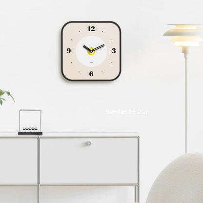 Gullei Silent Wall Clock - Contemporary Design, Eco-Friendly