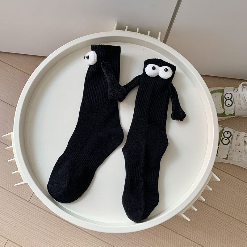 Holding Hands Matching Socks for Couples 2 Pairs Set