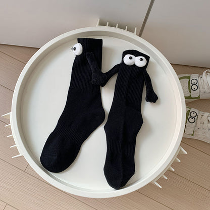 Holding Hands Matching Socks for Couples 2 Pairs Set