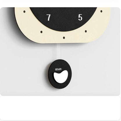 Modern Square Pendulum Silent Wall Clock