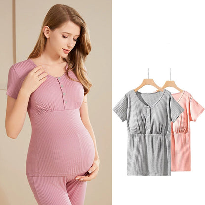 Modern Stretch Maternity Sleepwear Set
