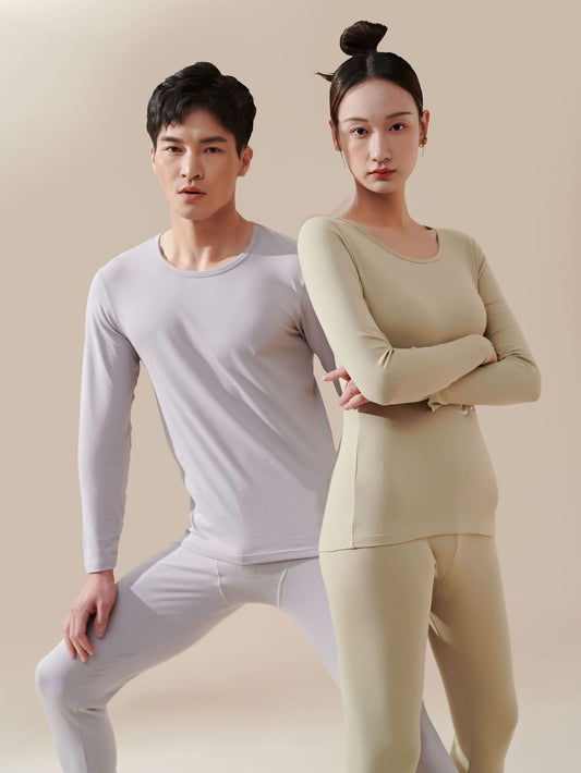 Thermal Underwear Pajamas Set for Couples