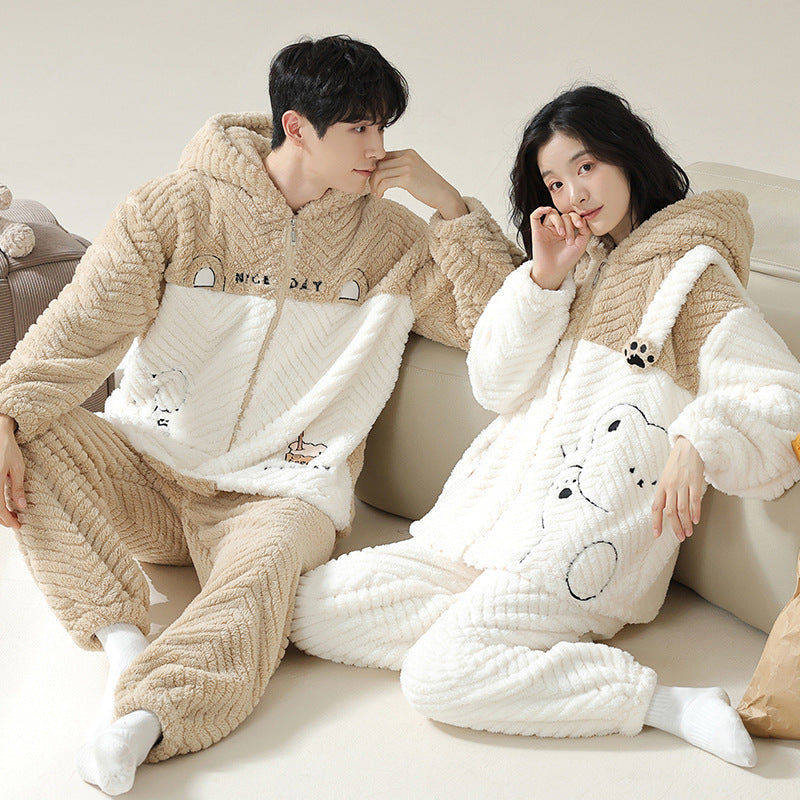 Cozy Bear Winter Pajamas Set for Her – Gullei