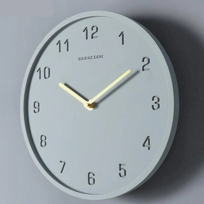 Concrete Nordic Pendulum Silent Wall Clock (10")