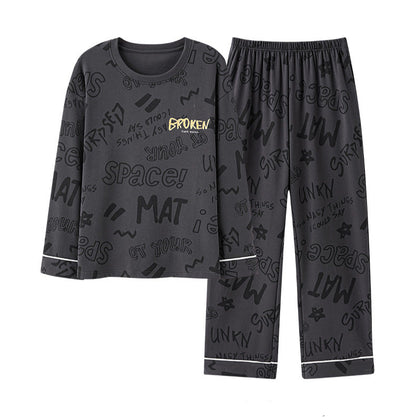 Premium Cotton 4-Piece Matching PJs/Loungwear