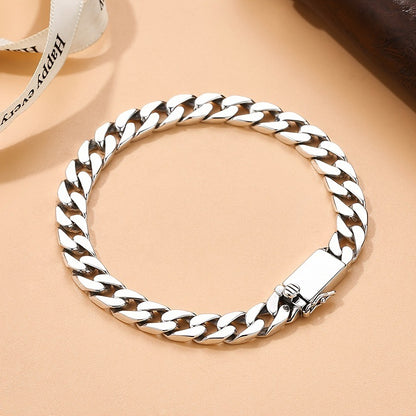 Personalized Miami Cuban Chain Bracelet for Men