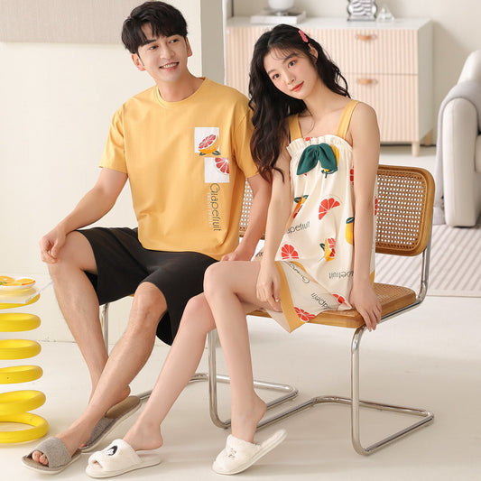 Couple Matching Comfy Summer Pajamas Set