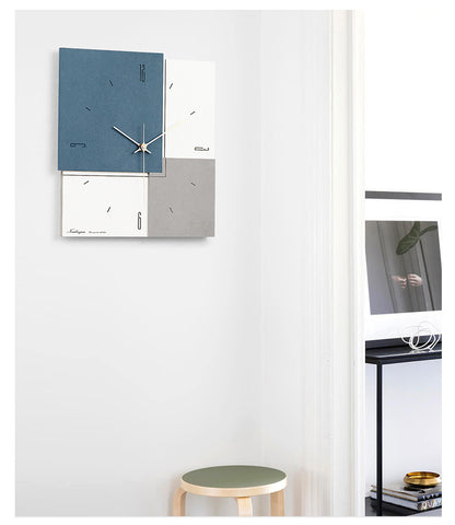 Square Shaped Modern Silent Wall Clock