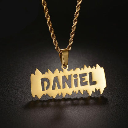 Hiphop Style Personalized Name Necklace