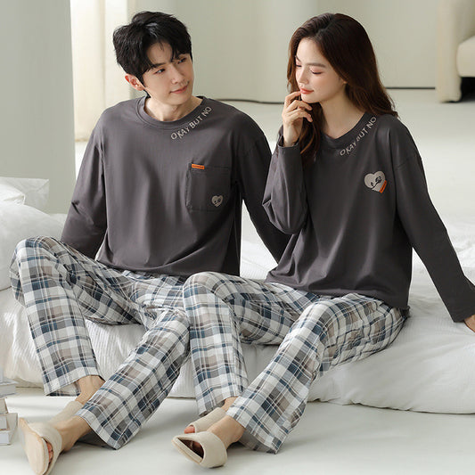 Matching Pair Couples Pyjamas Set 100% Cotton