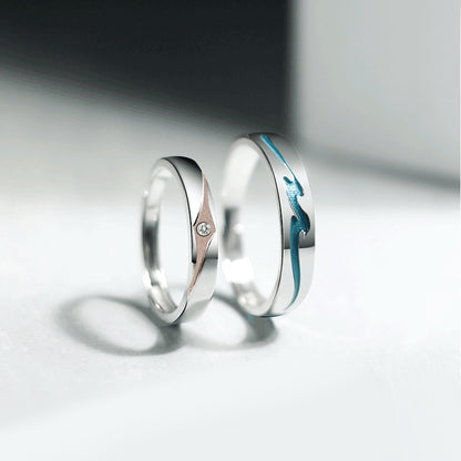 Custom Matching Wedding Rings for Him and Her