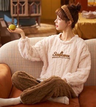 Holiday Christmas PJs Set for Couples Winter Sleepwear