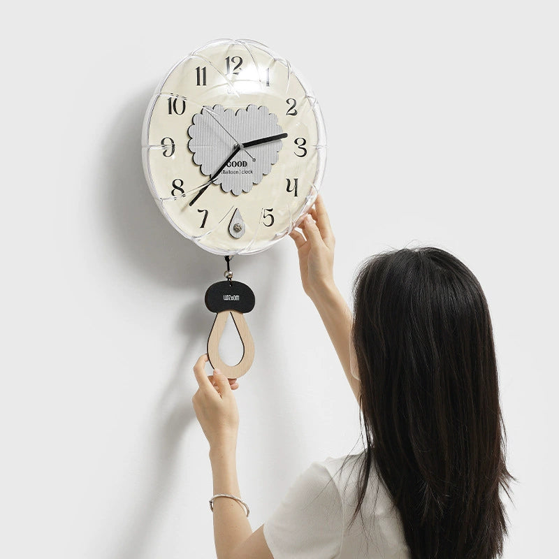 Gullei Scandinavian Silent Wall Clock - Eco-Friendly, Modern Pendulum Design