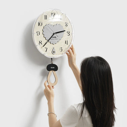 Gullei Scandinavian Silent Wall Clock - Eco-Friendly, Modern Pendulum Design