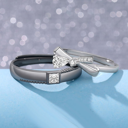 Princess and Knight Wedding Rings for Couples