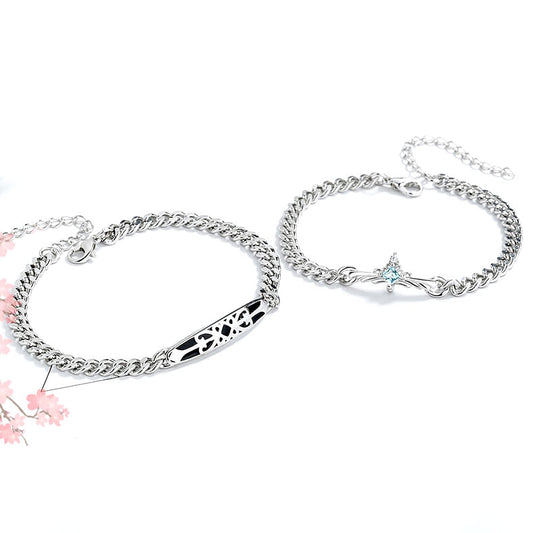 Crown Couple Relationship Bracelets Set for 2