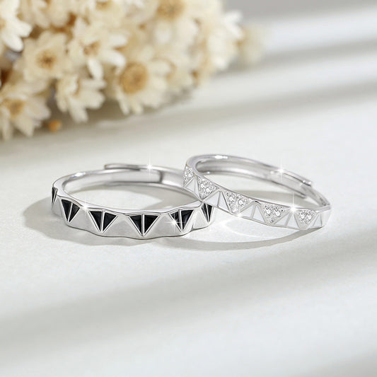 Engraved Matching Wedding Rings for Him and Her