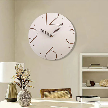 Big Numbers Circular Wall Décor Clock