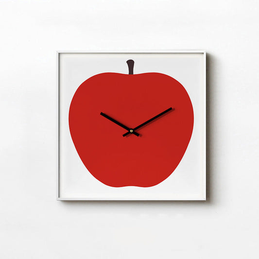 Photo-Frame Style Silent Wall Clock — 16" Square (Acrylic)