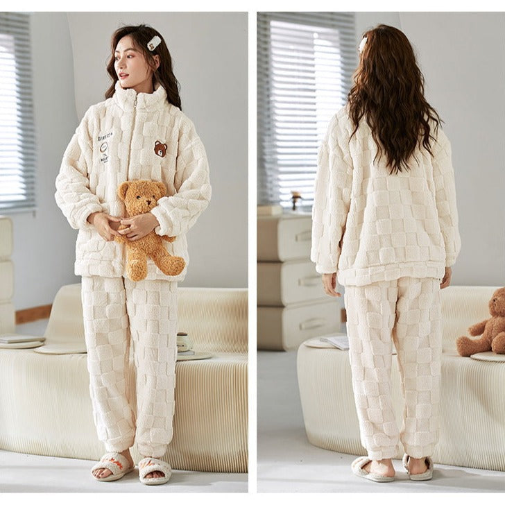 Women Winter Nightdress Loungewear Set