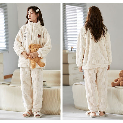 Women Winter Nightdress Loungewear Set