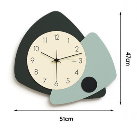 Modern Style Distorted Silent Wall Clock 51cm