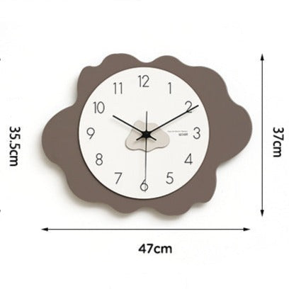 Modern Distorted Silent Wall Clock 47cm