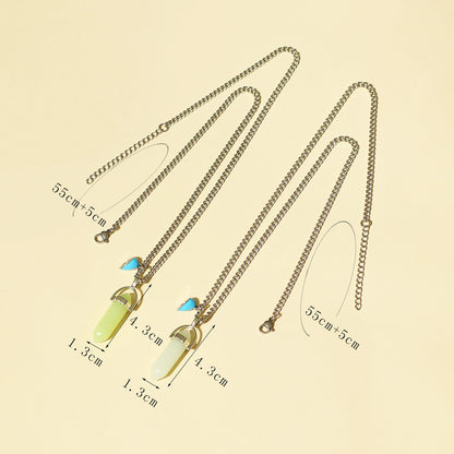 Magnetic Hearts Night-Glowing Couple Necklaces (Set of 2)