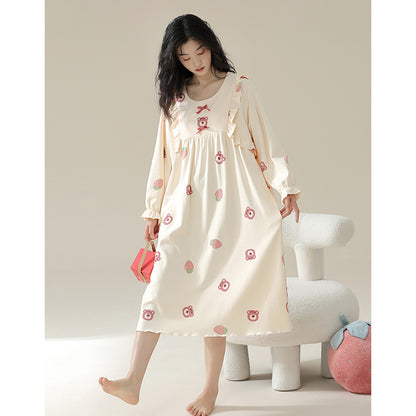 Couple Matching Bear Pajamas Sleepwear Set