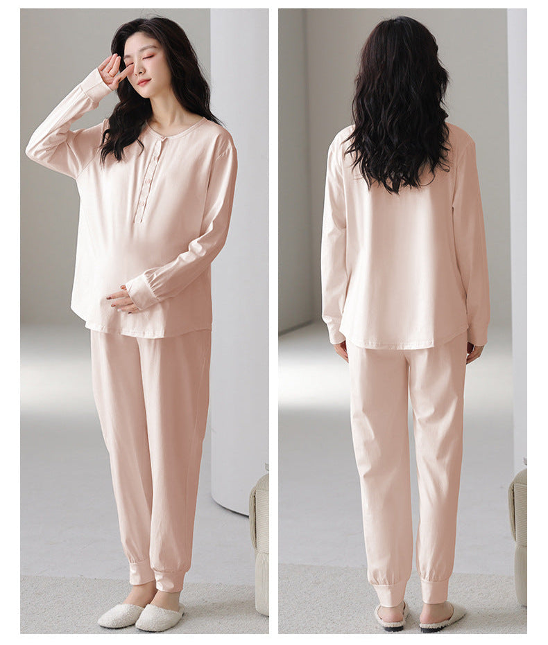Long Sleeve Maternity Sleepwear Set