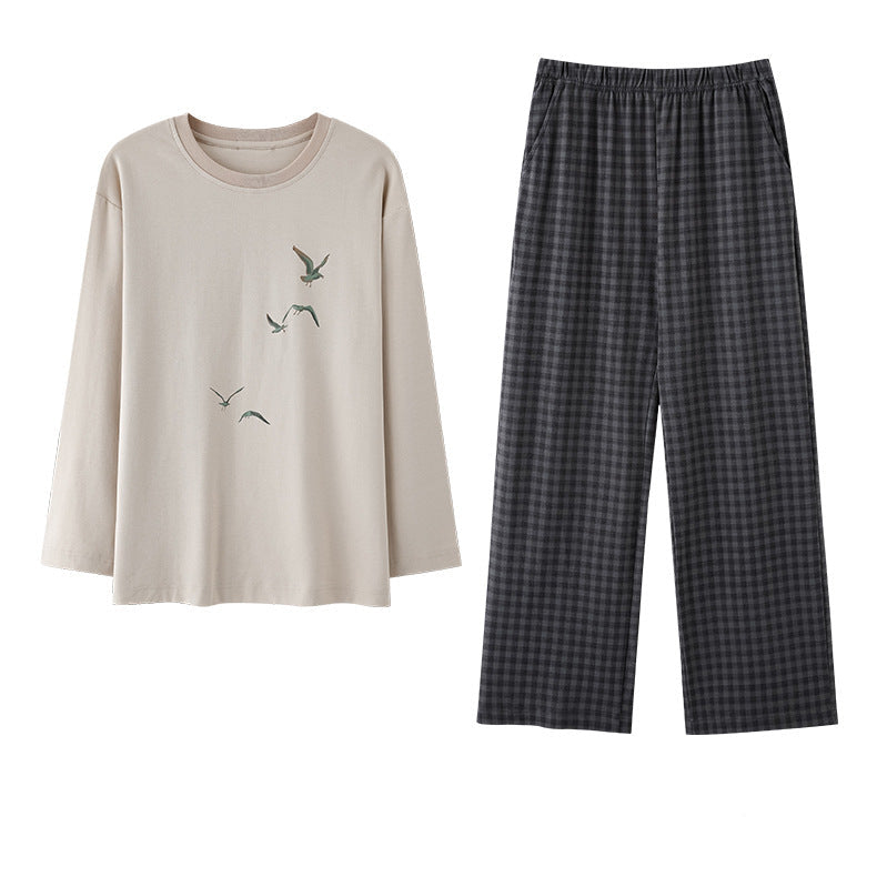 Gullei Minimalist Couple Pajamas Set – 100% Cotton, Relaxed Fit