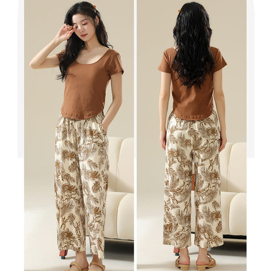 Summer Cotton Pajamas Set for Women