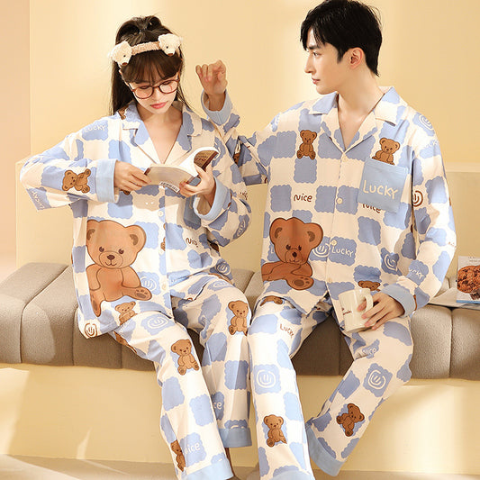 Matching Bear Cozy Pajamas Set for adults