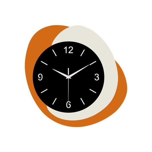 Unique Shaped Silent Wall Decor Clock — Modern Artistic (30×30 cm)