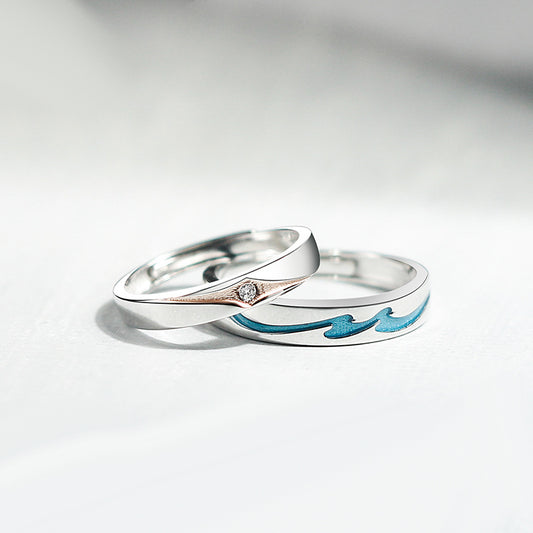 Custom Matching Wedding Rings for Him and Her