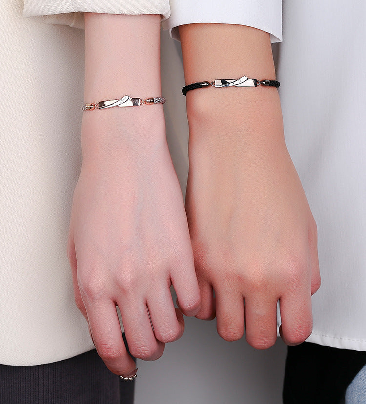 2 Pcs Adjustable Couple Bracelets For Women, Matching Bracelets For Couples-t  | Fruugo NO