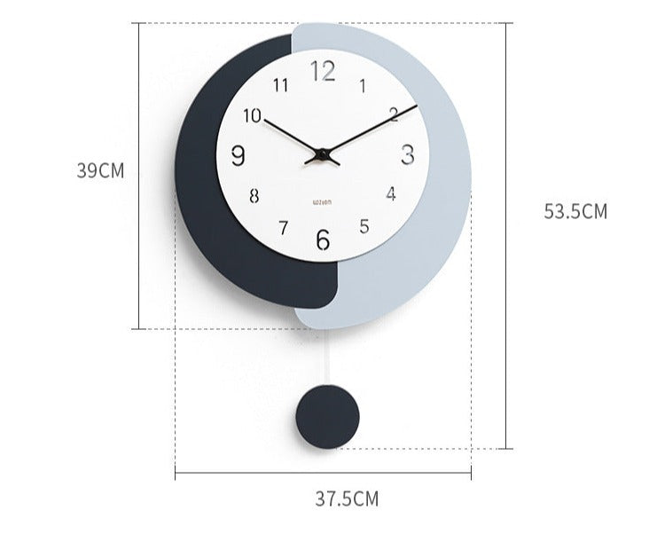 Modern Pendulum Analog Wall Deco Clock