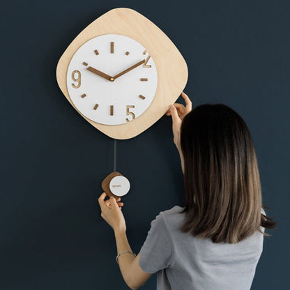 Modern Style Pendulum Wall Décor Clock