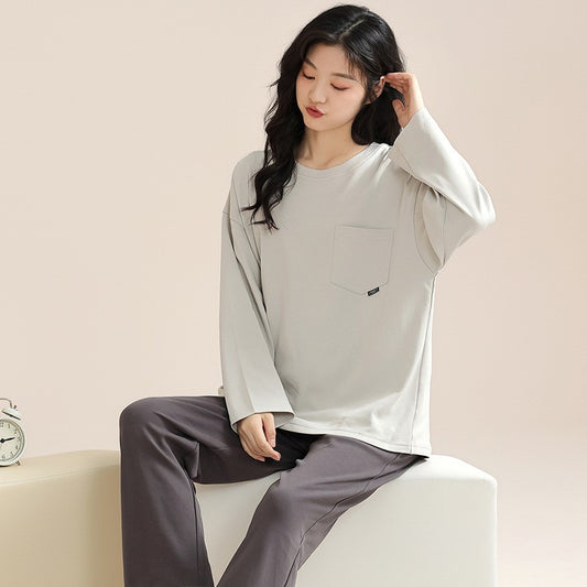 Comfort fit Women Loungewear Simple Pajamas Set