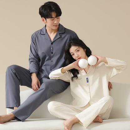 Matching Smooth Pajamas Loungewear for Couples