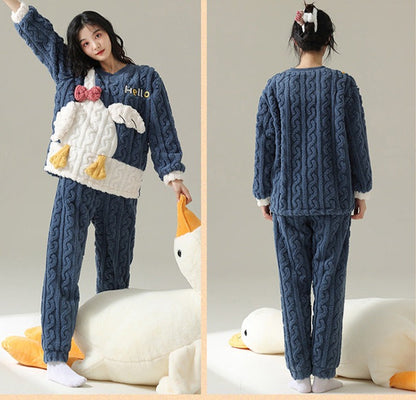 Matching Winter Pajamas Set for Couples