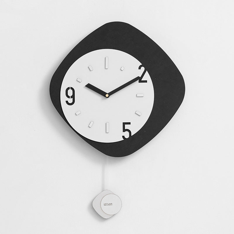 Modern Style Pendulum Wall Décor Clock