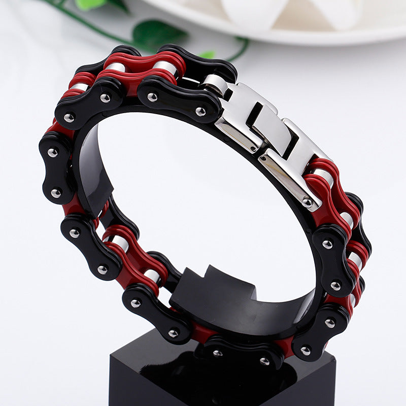 Custom Hiphop Fashion Mens Bracelet 22cm