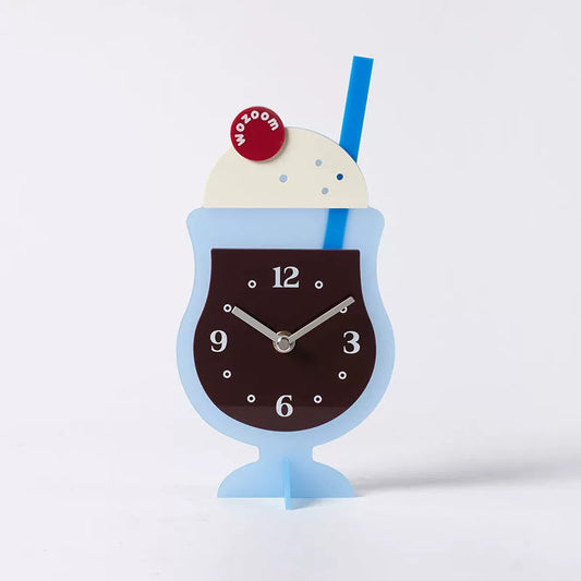 Silent Ice Cream Acrylic Desk Clock