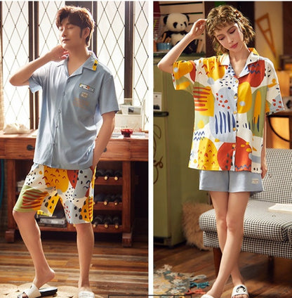 Couple Matching Summer PJs Nightwear Set