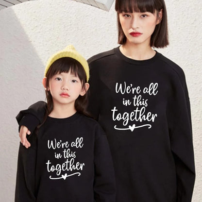 Mother and Daughter Long-sleeved Sweatshirts