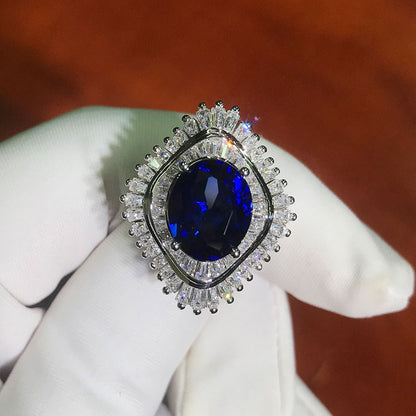 4 Carats Marquise Cut Lab Created Diamond Ring